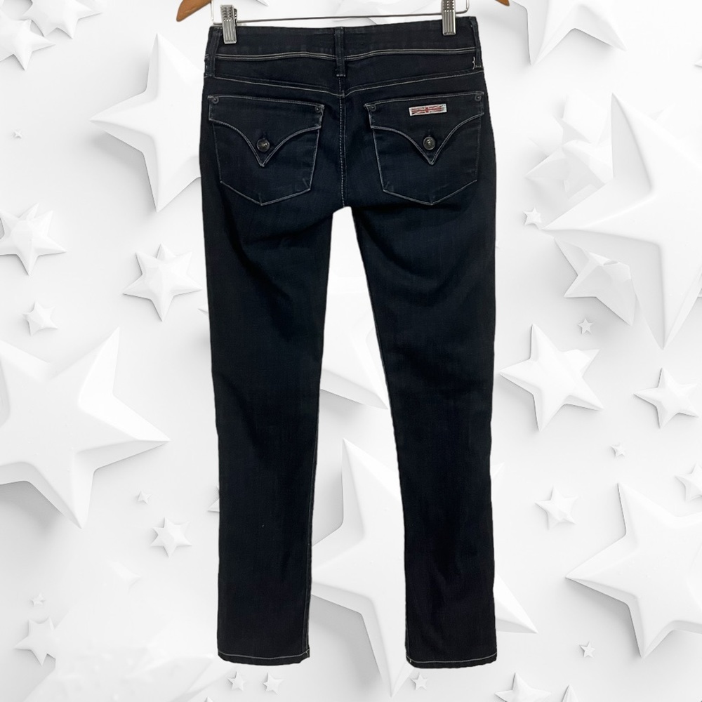 Hudson Dark Blue Denim Colin Skinny Leg Jeans Size 25